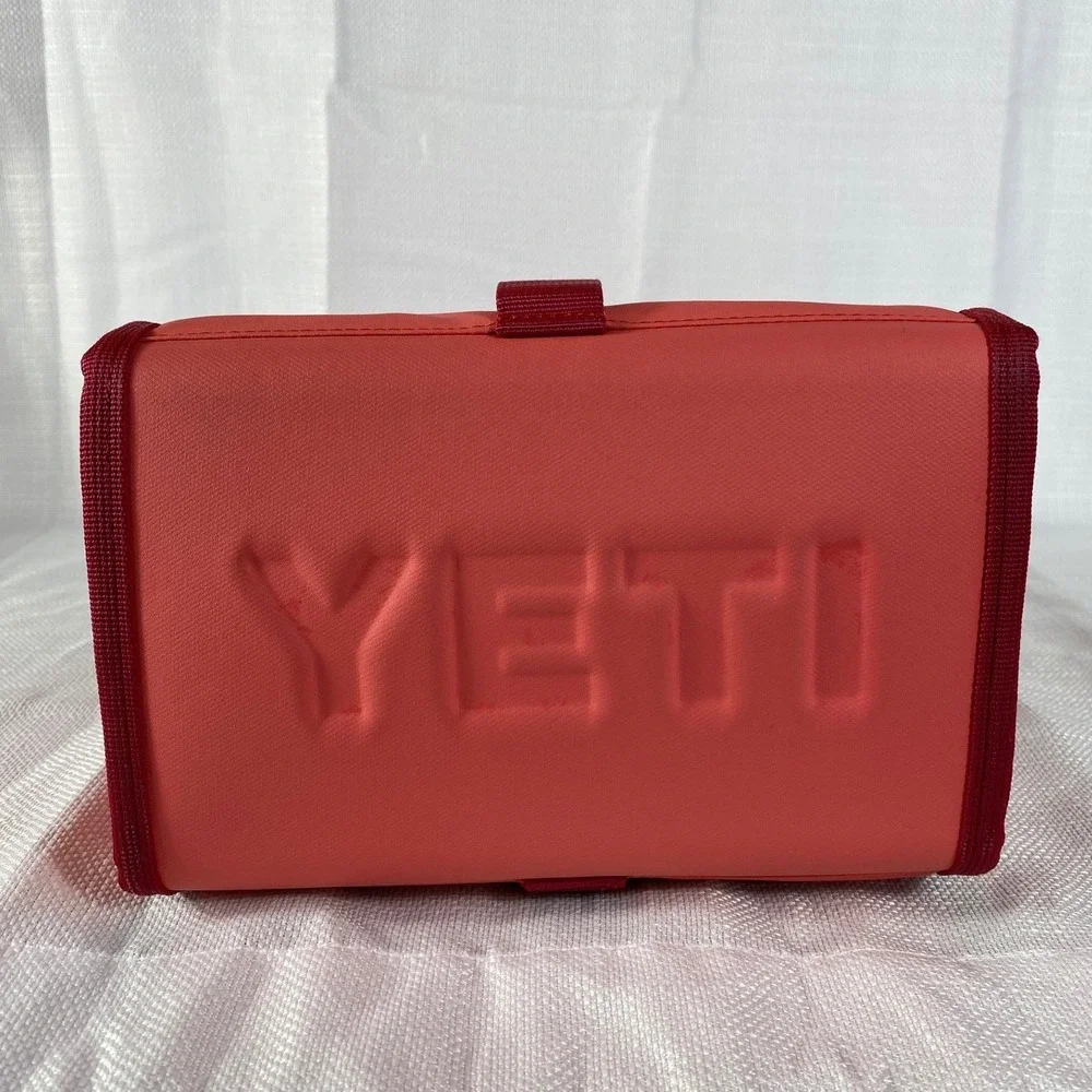 Retired YETI Daytrip Lunch Bag Bimini‎ Pink Insulated Fold and Go Buckle Closure